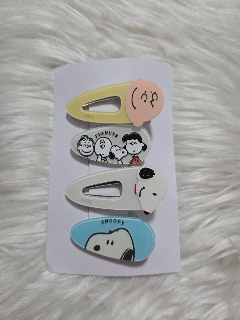 Peanuts Character Hair Barrette Set